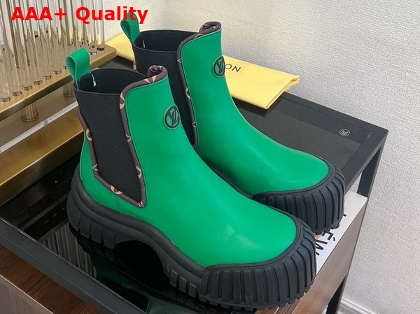 Louis Vuitton Ruby Flat Ankle Boot Vert 1AB0GM Replica