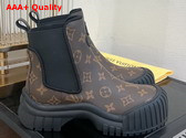 Louis Vuitton Ruby Flat Ankle Boot in Monogram Canvas Replica