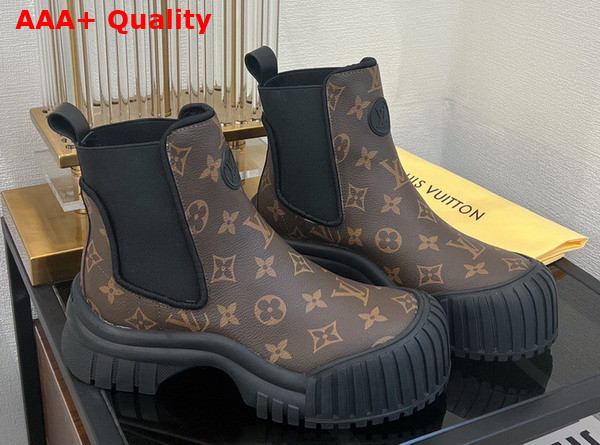 Louis Vuitton Ruby Flat Ankle Boot in Monogram Canvas Replica