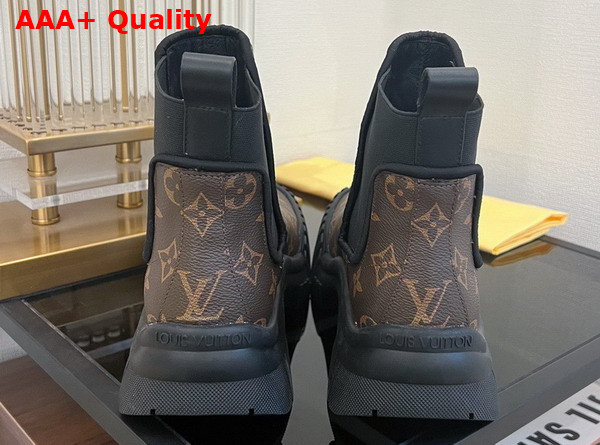 Louis Vuitton Ruby Flat Ankle Boot in Monogram Canvas Replica