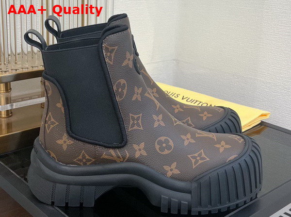 Louis Vuitton Ruby Flat Ankle Boot in Monogram Canvas Replica