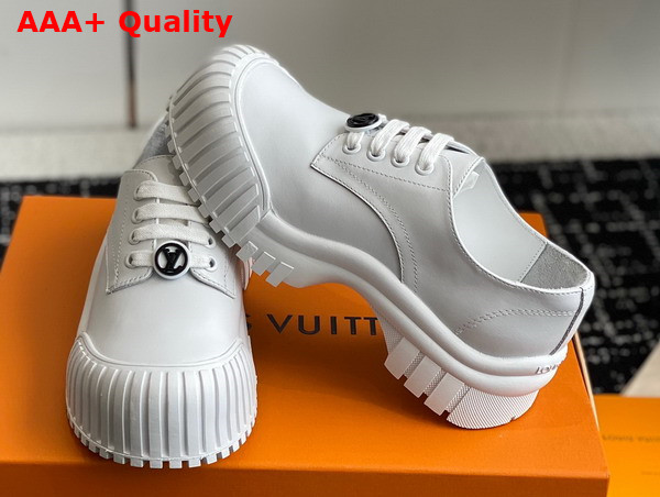 Louis Vuitton Ruby Flat Mary Jane White Calf Leather 1ABUE4 Replica