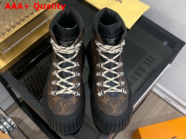 Louis Vuitton Ruby Flat Ranger Cacao Brown Patent Monogram Canvas and Calf Leather 1AALYG Replica