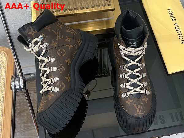 Louis Vuitton Ruby Flat Ranger Cacao Brown Patent Monogram Canvas and Calf Leather 1AALYG Replica