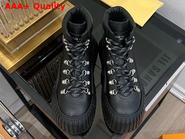 Louis Vuitton Ruby Flat Ranger in Black Calf Leather Replica