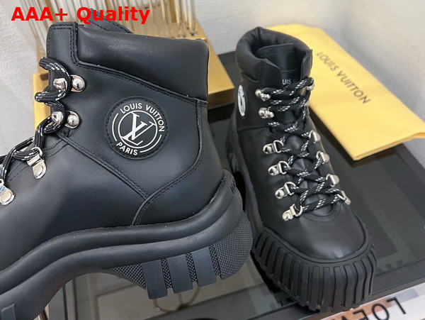 Louis Vuitton Ruby Flat Ranger in Black Calf Leather Replica