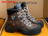 Louis Vuitton Ruby Flat Ranger in Cacao Brown Patent Monogram Canvas and Calf Leather 1AALYG Replica