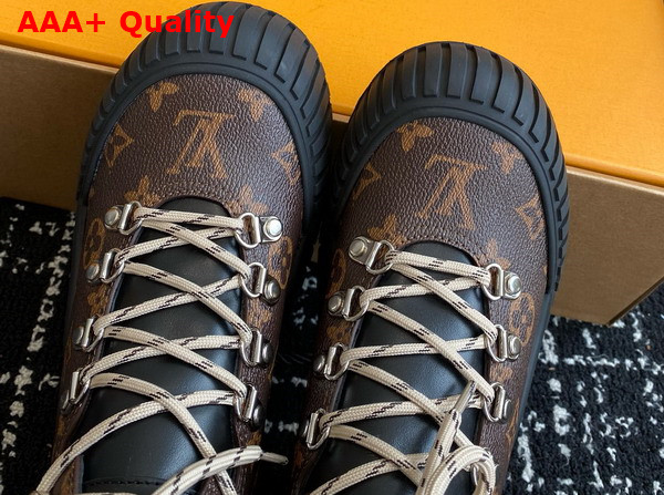 Louis Vuitton Ruby Flat Ranger in Cacao Brown Patent Monogram Canvas and Calf Leather 1AALYG Replica