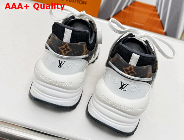 Louis Vuitton Run 55 Sneaker Black Mix of Materials 1AAP5L Replica