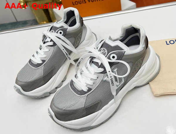 Louis Vuitton Run 55 Sneaker Gray Mix of Material 1ABVJ4 Replica