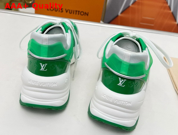 Louis Vuitton Run 55 Sneaker Green Mix of Materials 1AB3BQ Replica