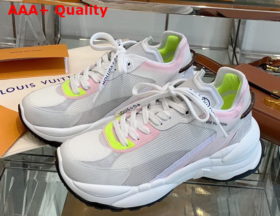 Louis Vuitton Run 55 Sneaker Grey Mix of Materials 1A9H67 Replica