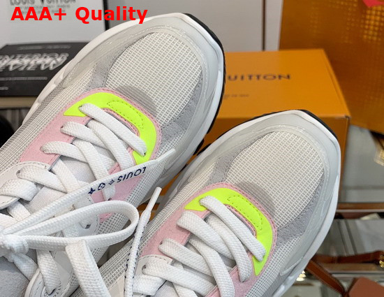 Louis Vuitton Run 55 Sneaker Grey Mix of Materials 1A9H67 Replica