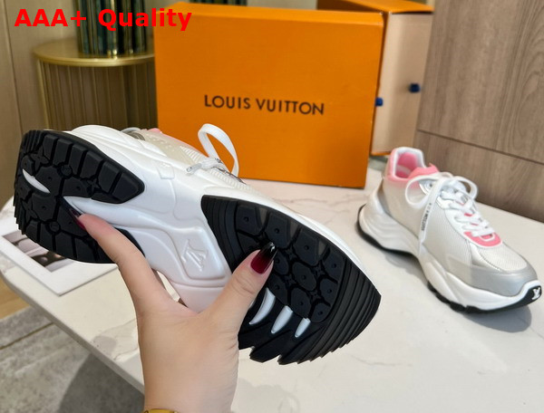 Louis Vuitton Run 55 Sneaker Pink Mix of Material 1ABVIE Replica