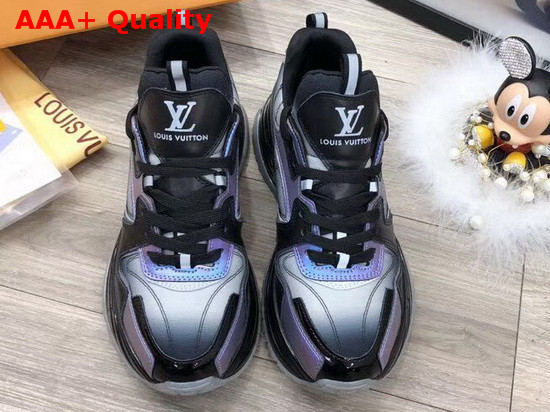 Louis Vuitton Run Away Pulse Sneaker Black Mix of Materials 1A5YTF Replica