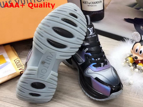 Louis Vuitton Run Away Pulse Sneaker Black Mix of Materials 1A5YTF Replica