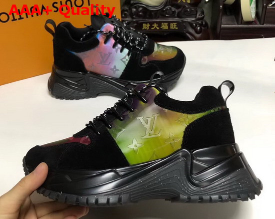 Louis Vuitton Run Away Pulse Sneaker Mix Material with Black Suede Leather Replica