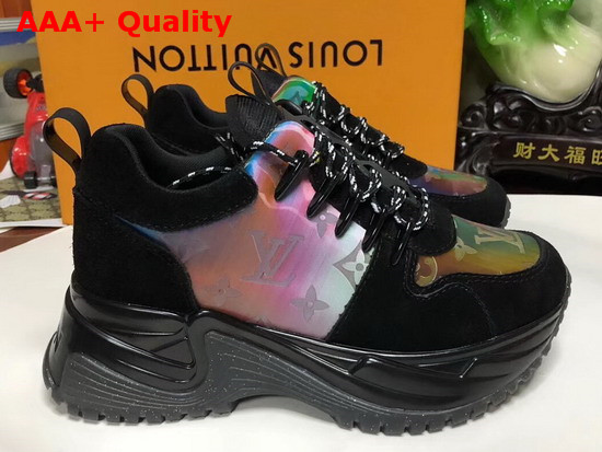 Louis Vuitton Run Away Pulse Sneaker Mix Material with Black Suede Leather Replica