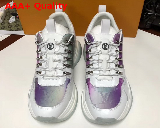 Louis Vuitton Run Away Pulse Sneaker Mix Material with White Calf Leather Replica