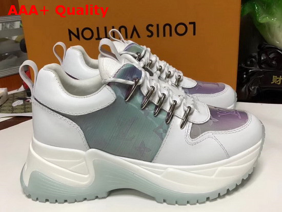 Louis Vuitton Run Away Pulse Sneaker Mix Material with White Calf Leather Replica