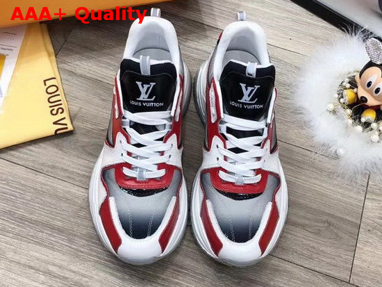 Louis Vuitton Run Away Pulse Sneaker Red Mix of Materials 1A5YSY Replica