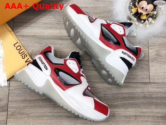 Louis Vuitton Run Away Pulse Sneaker Red Mix of Materials 1A5YSY Replica