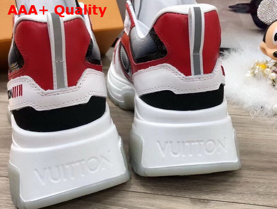 Louis Vuitton Run Away Pulse Sneaker Red Mix of Materials 1A5YSY Replica