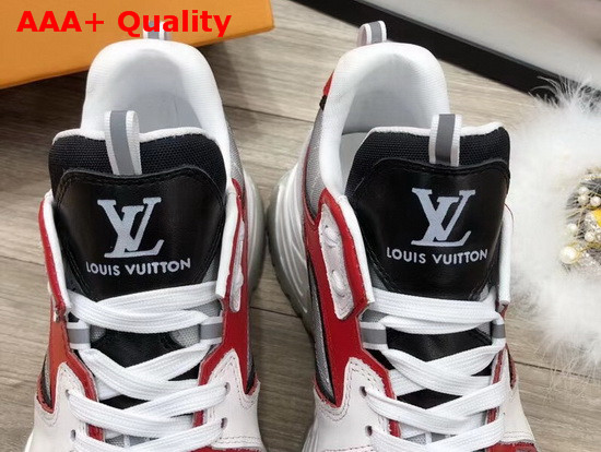 Louis Vuitton Run Away Pulse Sneaker Red Mix of Materials 1A5YSY Replica