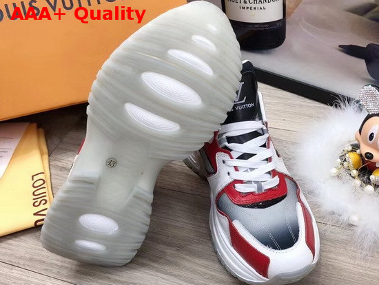 Louis Vuitton Run Away Pulse Sneaker Red Mix of Materials 1A5YSY Replica