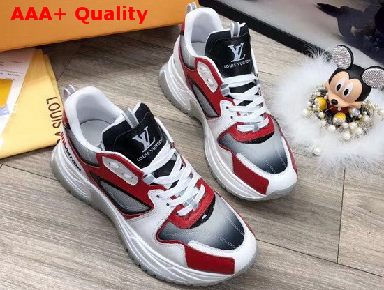 Louis Vuitton Run Away Pulse Sneaker Red Mix of Materials 1A5YSY Replica