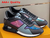 Louis Vuitton Run Away Sneaker Iridescent Mix of Materials with Transparent Details Replica