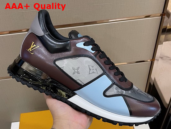 Louis Vuitton Run Away Sneaker Light Blue Mix of Materials with Transparent Details Replica