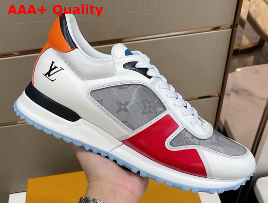 Louis Vuitton Run Away Sneaker Red Mix of Materials with Transparent Details Replica