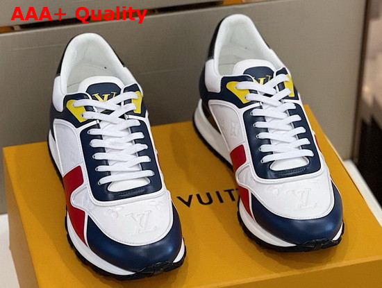 Louis Vuitton Run Away Sneaker White and Red Calf Leather Replica