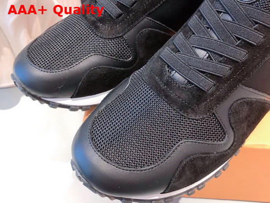 Louis Vuitton Run Away Sneaker in Black Mix of Materials 1A8SQ2 Replica