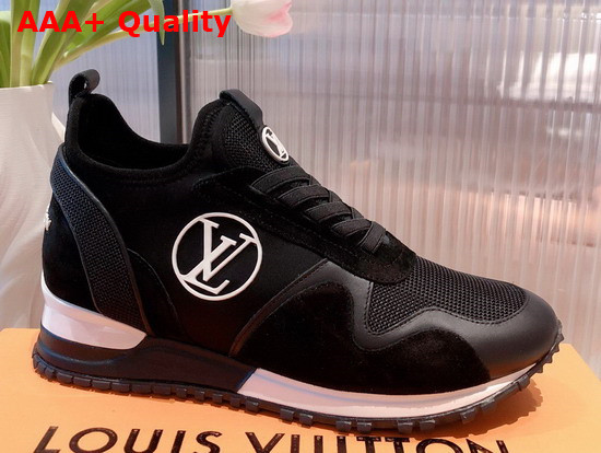 Louis Vuitton Run Away Sneaker in Black Mix of Materials 1A8SQ2 Replica