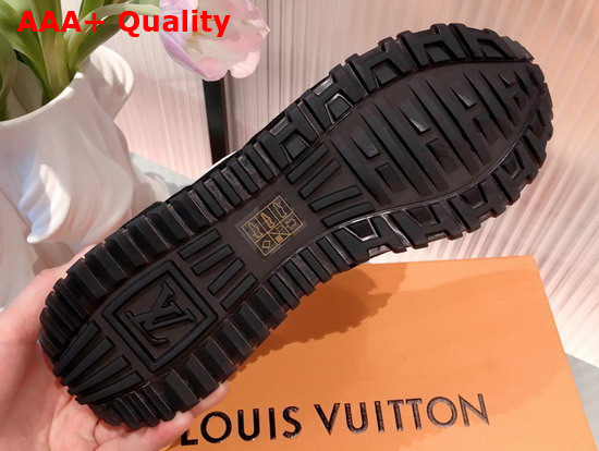 Louis Vuitton Run Away Sneaker in Black Mix of Materials 1A8SQ2 Replica