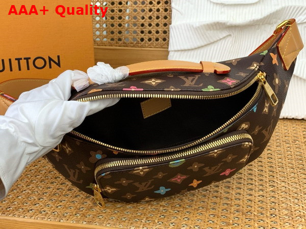 Louis Vuitton Rush Bumbag in Chocolate Monogram Craggy Coated Canvas M24858 Replica