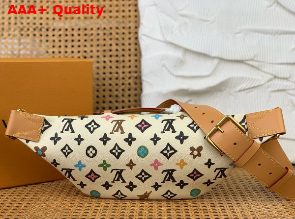 Louis Vuitton Rush Bumbag in Vanilla Monogram Craggy Coated Canvas Replica