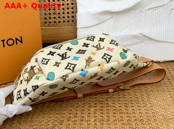 Louis Vuitton Rush Bumbag in Vanilla Monogram Craggy Coated Canvas Replica