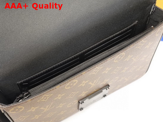 Louis Vuitton S Lock A4 Pouch Monogram Macassar Canvas M80560 Replica