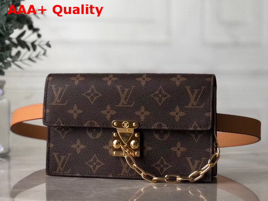 Louis Vuitton S Lock Belt Pouch PM Monogram Coated Canvas M44667 Replica