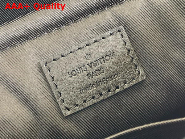 Louis Vuitton S Lock Briefcase in Black Taurillon Monogram Embossed Cowhide Leather M20835 Replica