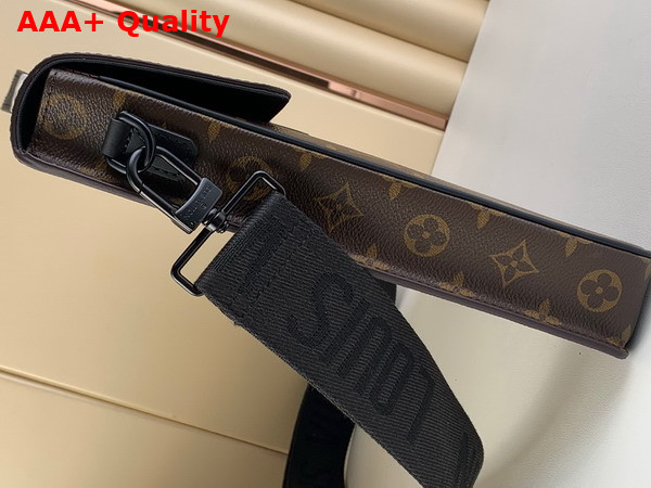 Louis Vuitton S Lock Briefcase in Monogram Macassar Coated Canvas Replica