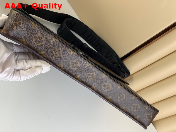 Louis Vuitton S Lock Briefcase in Monogram Macassar Coated Canvas Replica