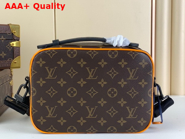 Louis Vuitton S Lock Messenger Radiant Sun Monogram Macassar Coated Canvas M46688 Replica