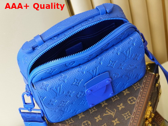 Louis Vuitton S Lock Messenger Taurillon Monogram Blue M58488 Replica