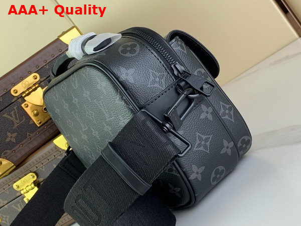 Louis Vuitton S Lock Messenger in Monogram Eclipse Canvas Replica