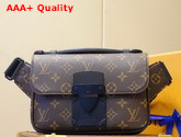 Louis Vuitton S Lock Sling Bag Monogram Macassar Canvas M45807 Replica