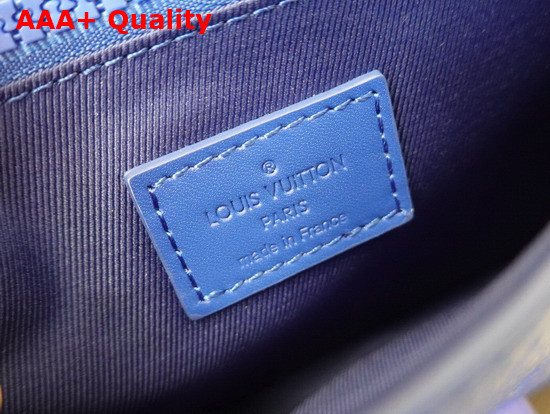 Louis Vuitton S Lock Sling Bag Taurillon Monogram Blue M58486 Replica